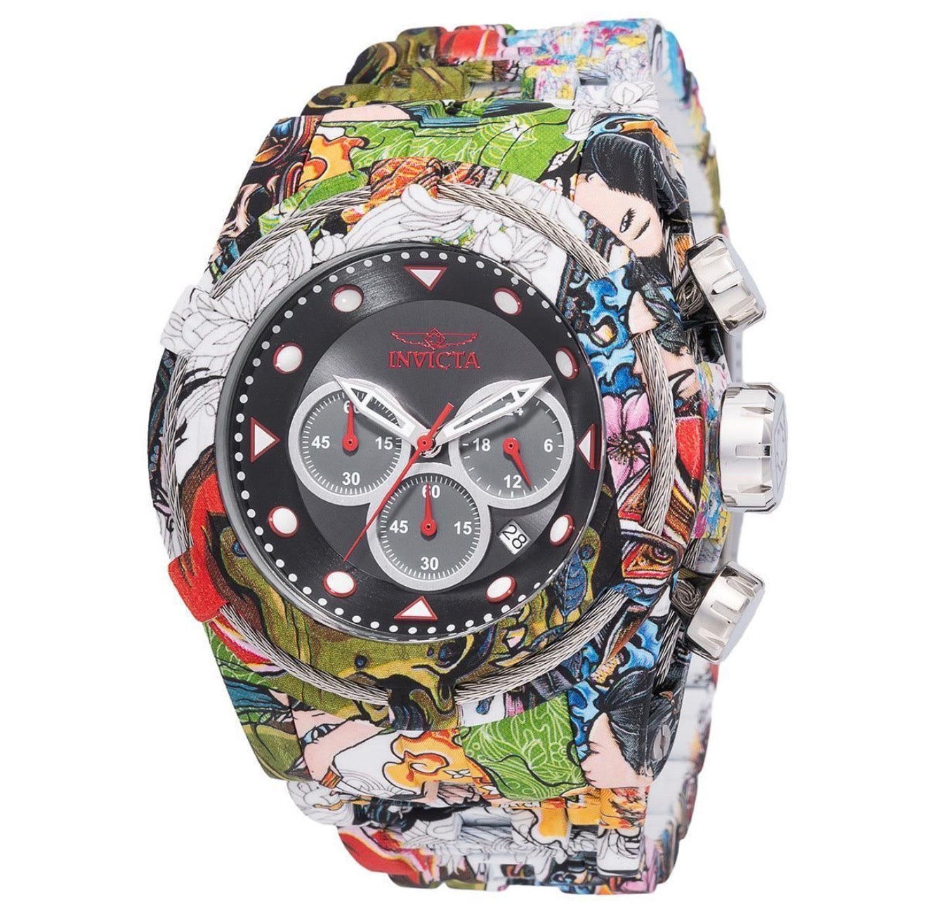 Invicta Bolt Atelier Canvas Men's Watch - 53mm, Aqua Plating, Steel